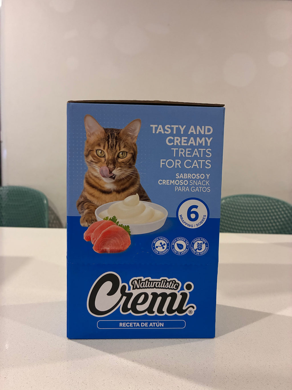 Caja de Cremi con deliciosos Snacks húmedos, 30 tubitos