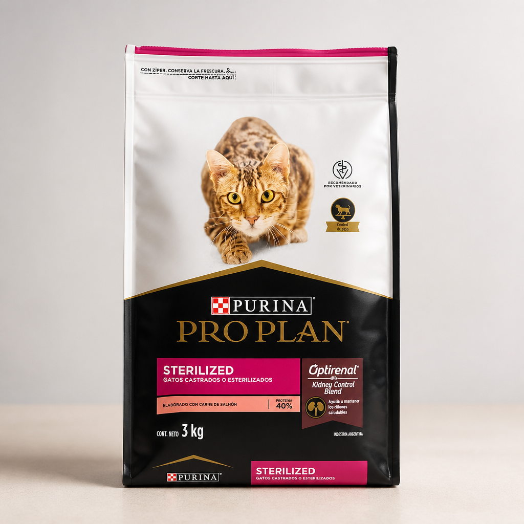 Purina Pro Plan Gato Sterilized 3Kg