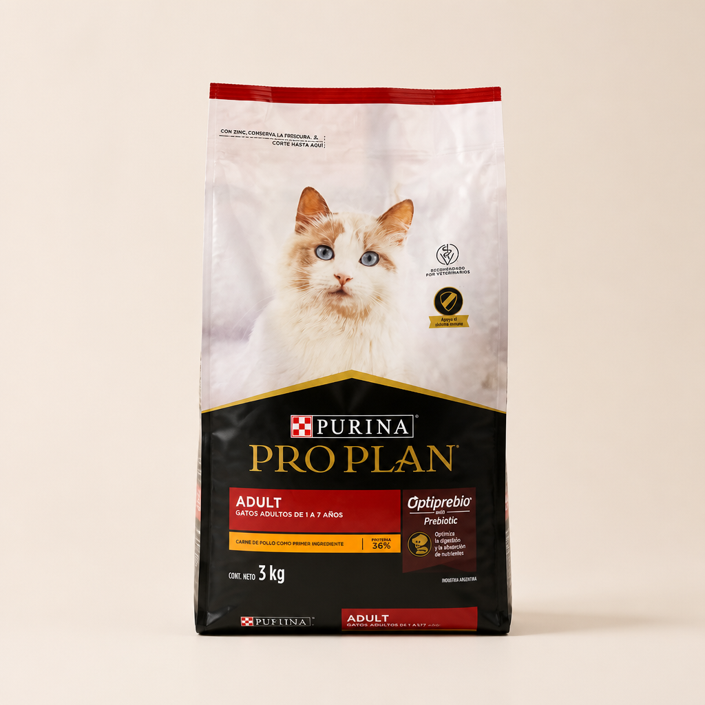 Alimento Pro Plan 3Kg Gato Adulto