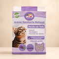 Arena Sanitaria Natural de Tofu libre de polvos, ecologica y control de olores 2,5 kg