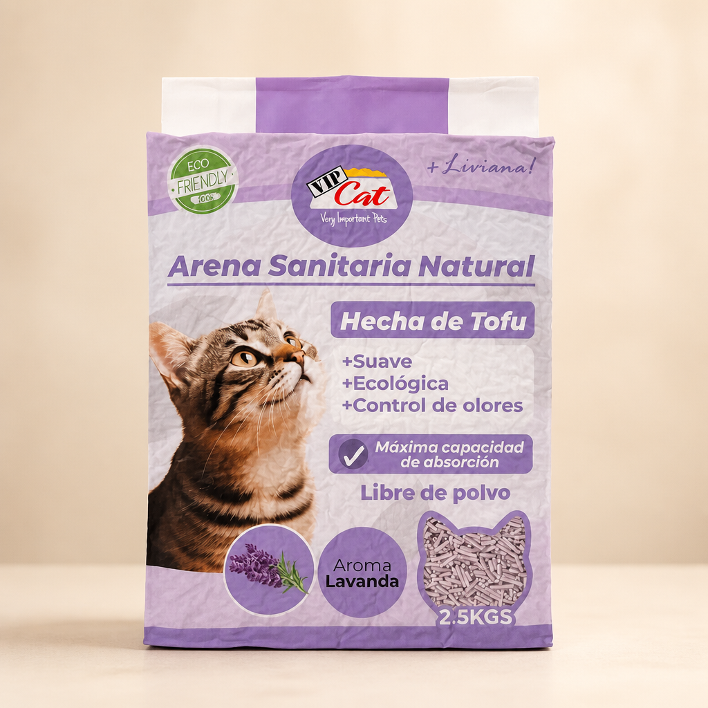 Packs Royal Canin Gato Indoor + Arena Sanitaria Ecologica de Tofu + Cajita Cremi con 30 tubitos sabor Atun