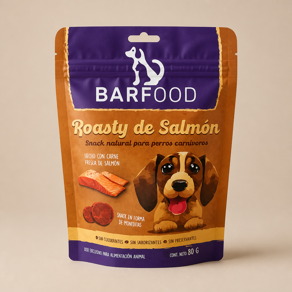 Snack Roasty de Salmón 80gr.