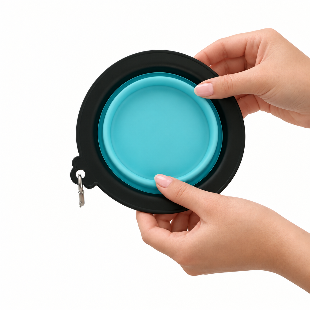 Plato outdoor de silicona portable multiuso