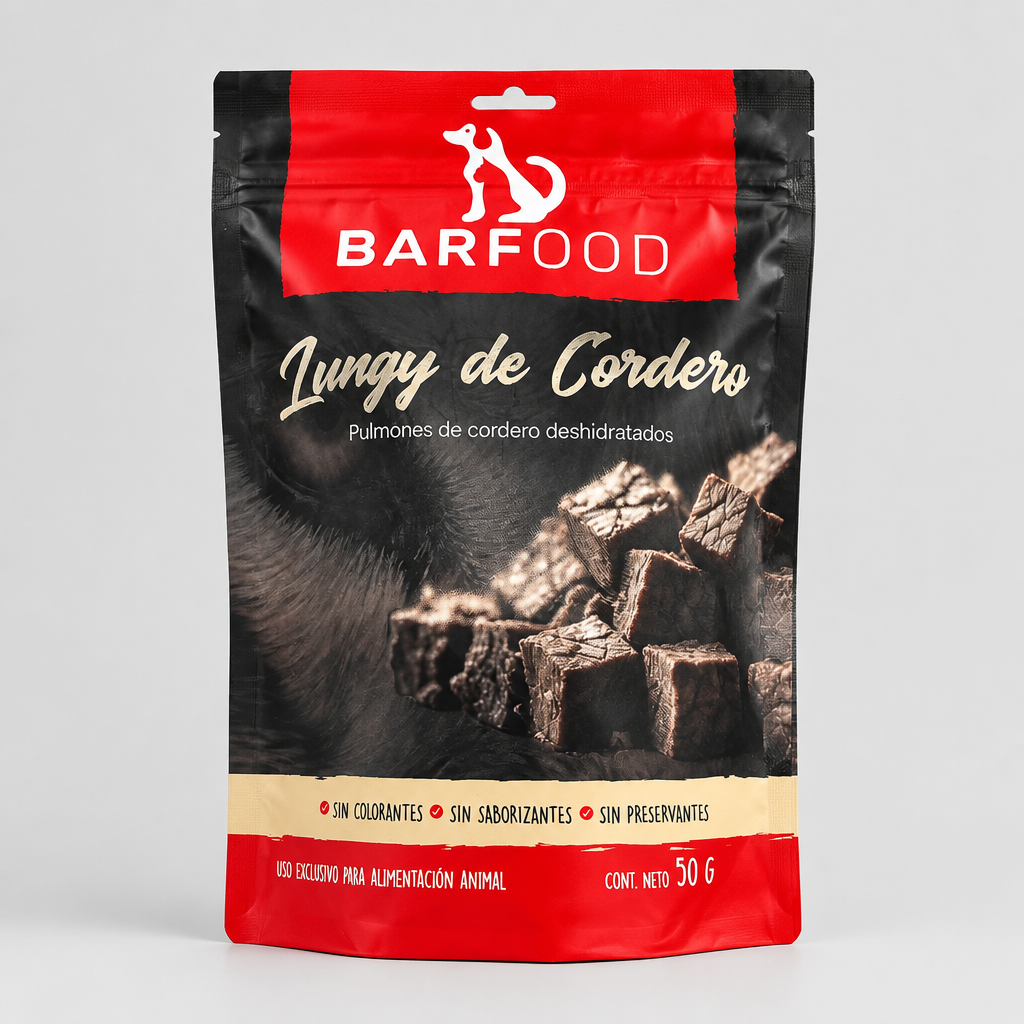 Lungy carne de cordero deshidratada 50gr
