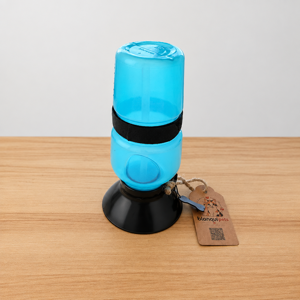 Botella outdoor con bebedero incorporado