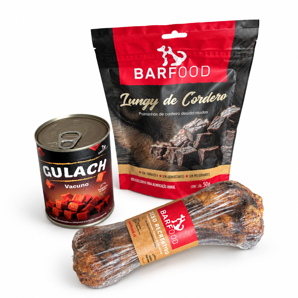 Pack nutrición carnivora perro
