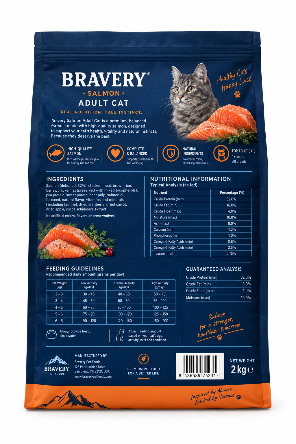 Barvery Salmon Adul Cat 2Kg